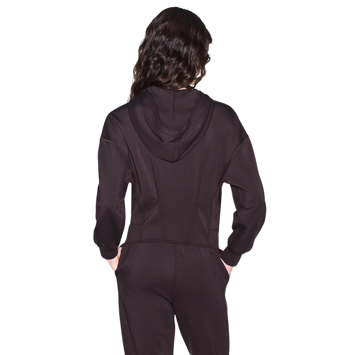 Дамски кафяв суичър Armani Exchange Women Sweatshirt XW002861 AF13397 U6032 Back View