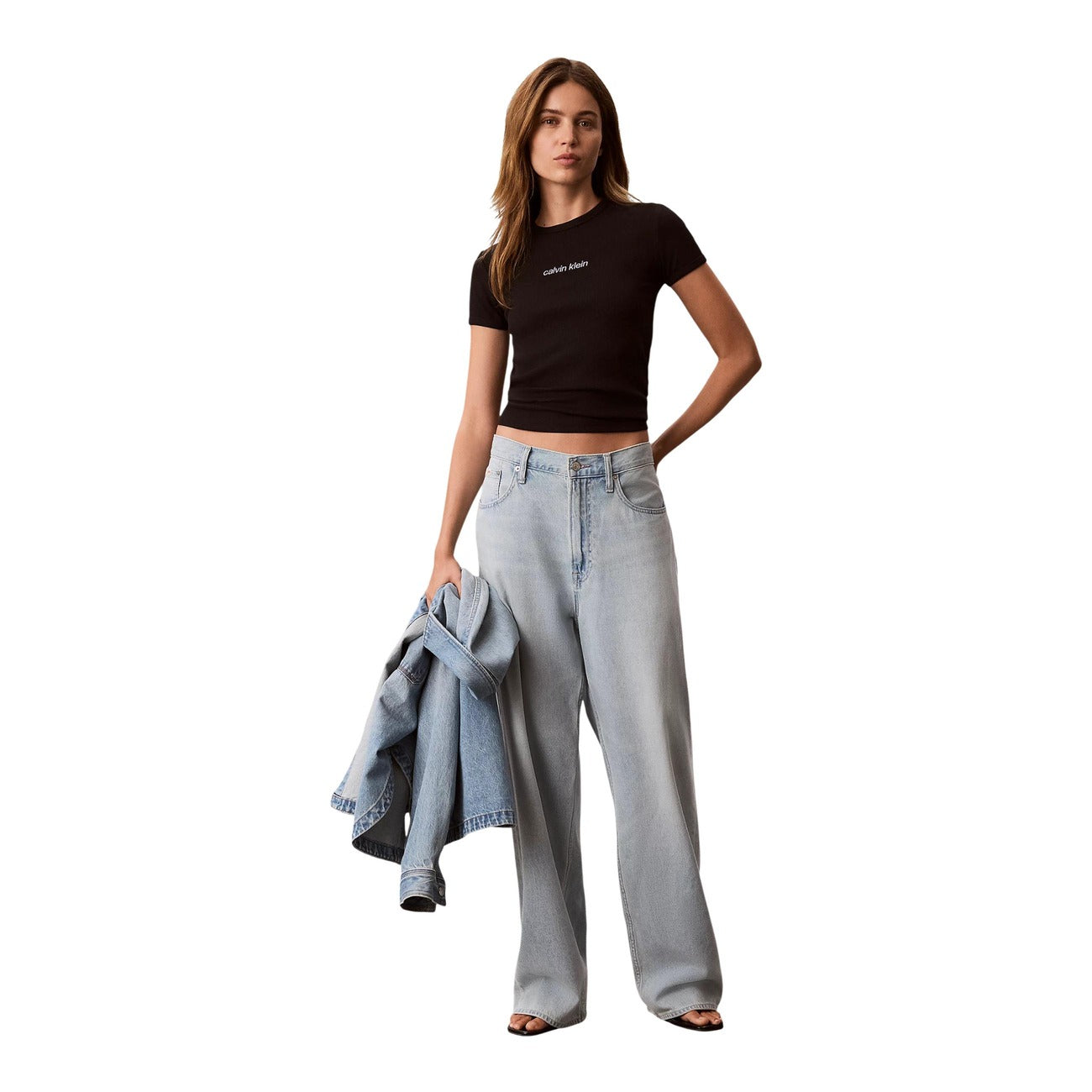 Дамска тениска Calvin Klein Jeans Women T-shirt LV047G816G UB1 Front View