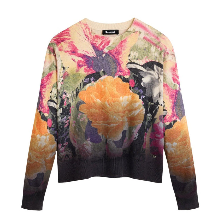 Дамски пуловер Desigual women’s sweater 26WWJF49 2000 Top view 