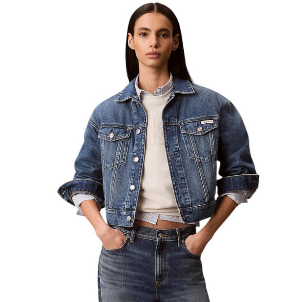 Дамски суичър Calvin Klein Jeans women’s sweatshirt LV047G820G YAS Model view 