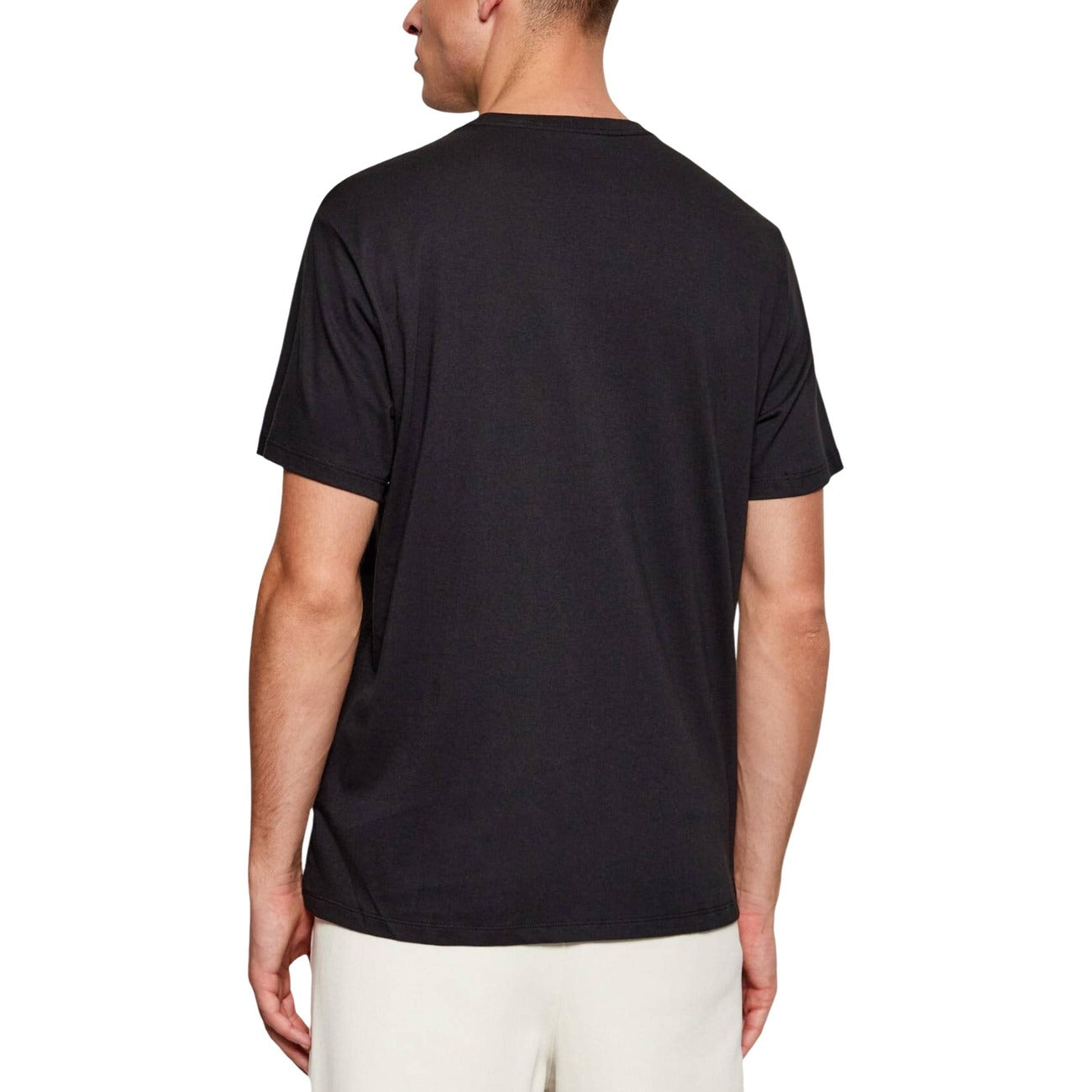 Мъжка черна тениска Calvin Klein Jeans Men T-shirt LV04RB866G﻿ UB1 Back View