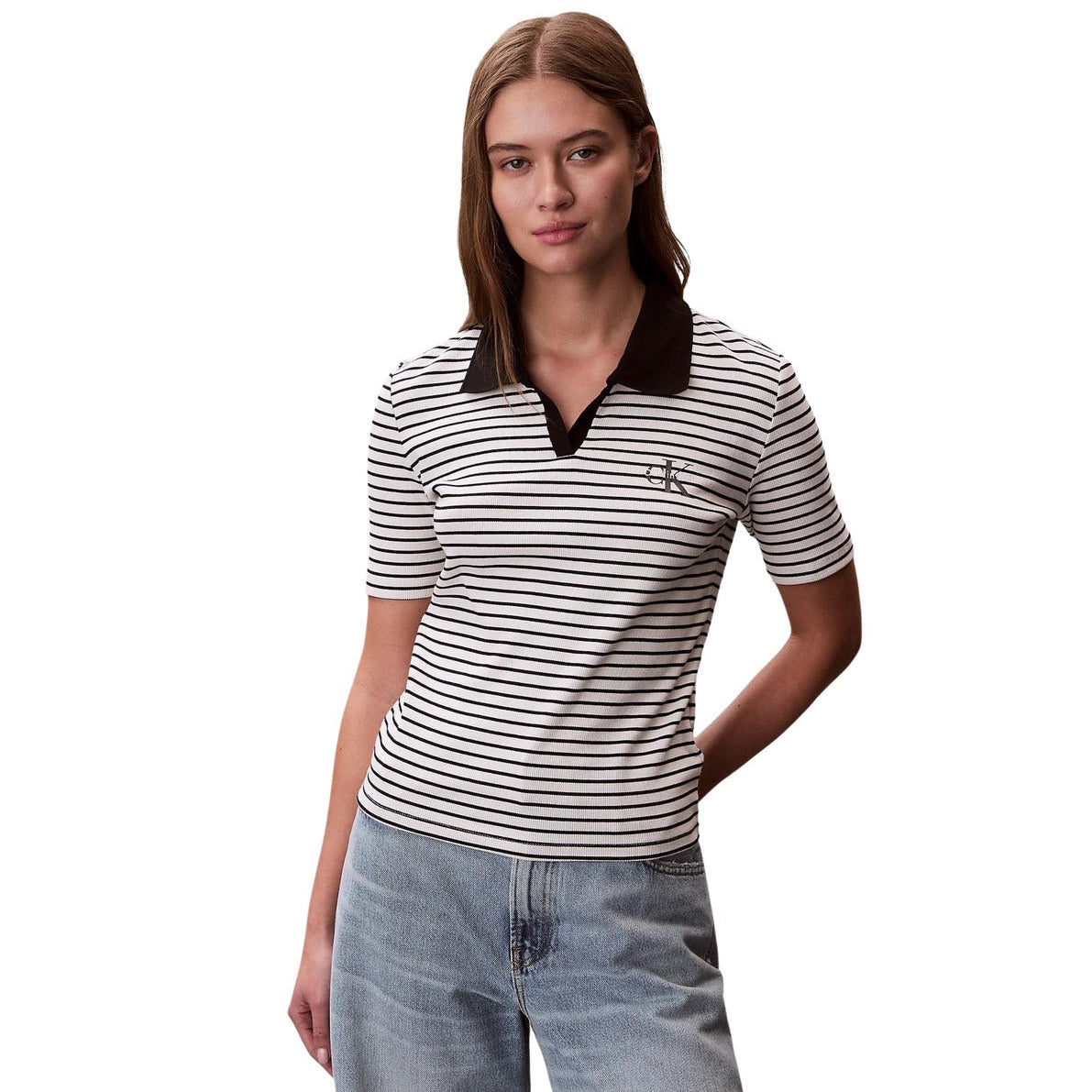 Дамска поло тениска Calvin Klein Jeans LV047F835G XDY Front View