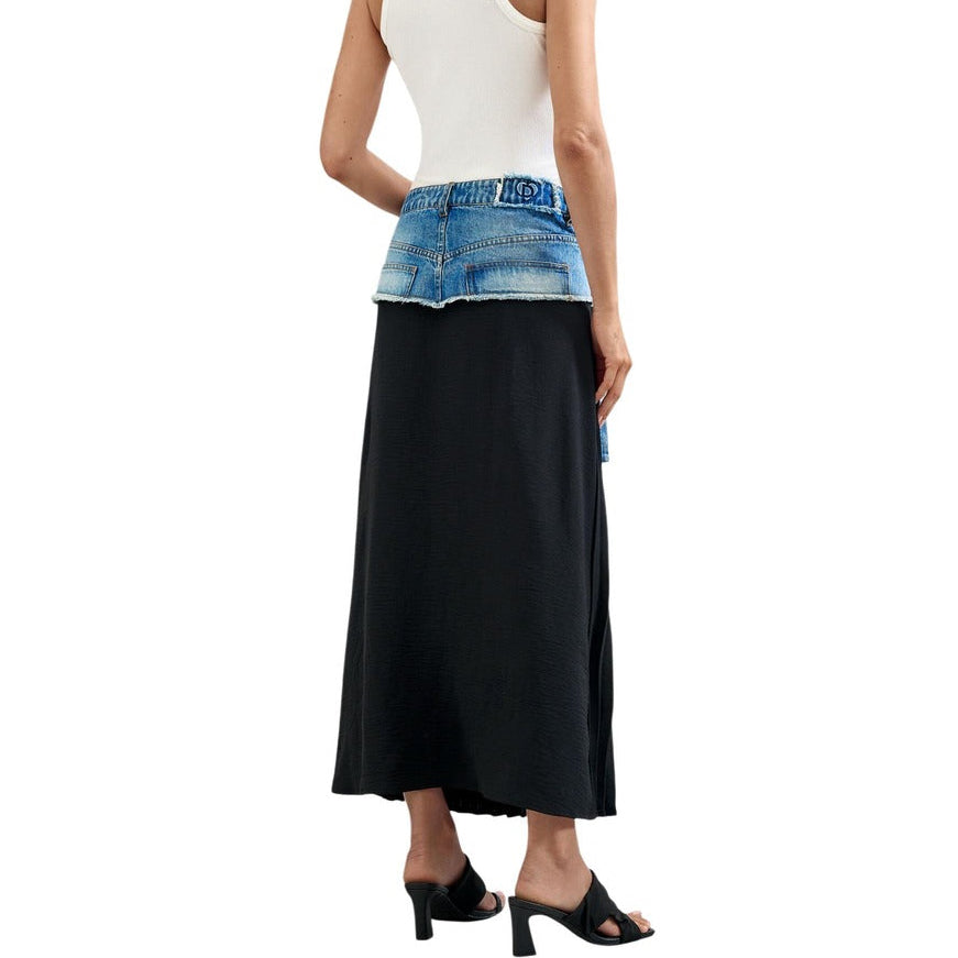 Дамска пола Desigual women’s skirt  26WWFD01 5053 Back view 