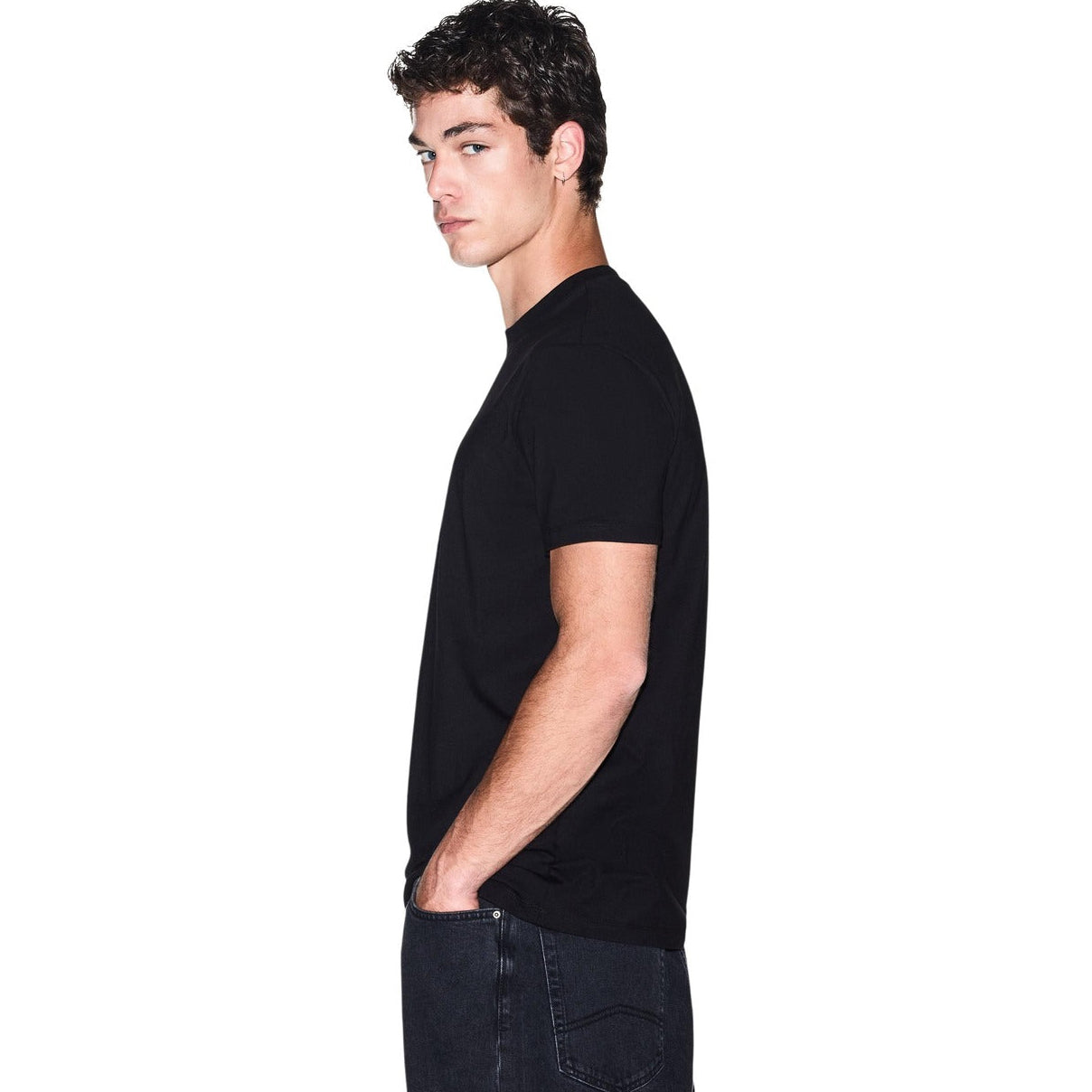 Мъжка тениска Armani Exchange Men T-shirt XM003044 AF21323 UC001 Side View
