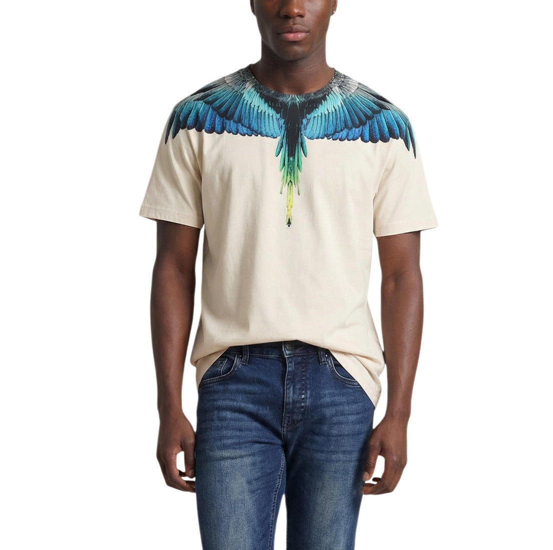 Мъжка тениска County Of Milan Marcelo Burlon Men T-shirt S6CMMATH022 Front View