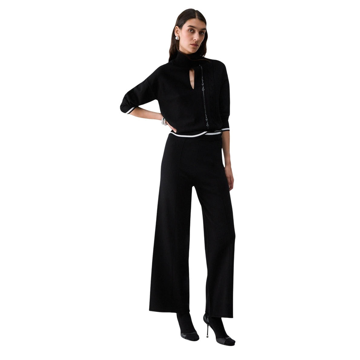 Дамски пуловер Liu Jo Women Turtleneck Sweater TF6193MS63L A3521 Front View
