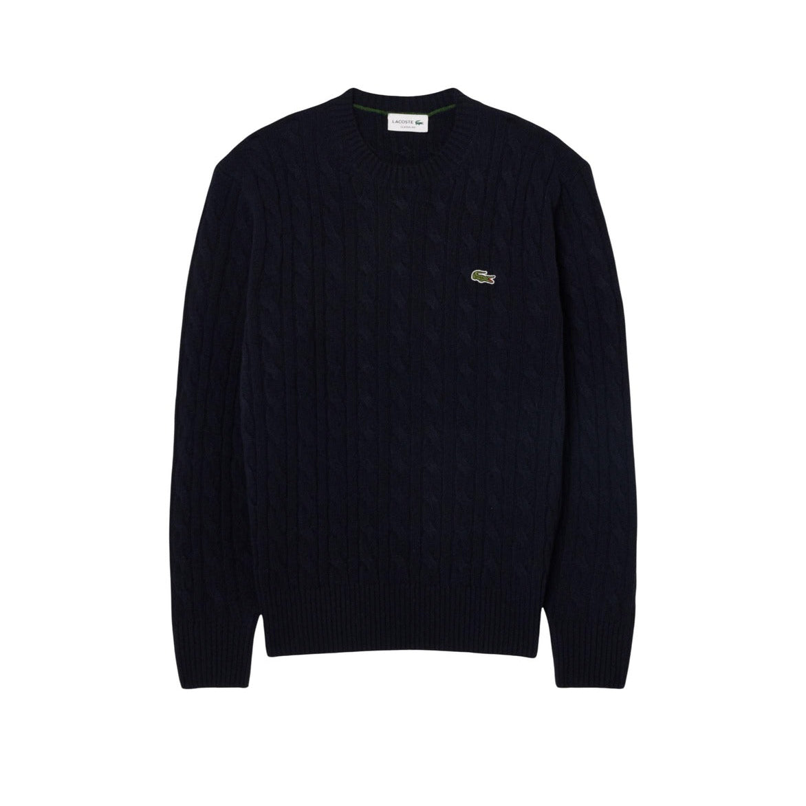 Lacoste ανδρικό πουλόβερ AH2924 166 – Μπλε – Μπροστινή όψη
