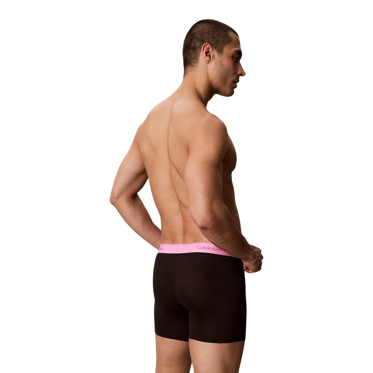 Мъжки боксерки Calvin Klein Men Boxers LV00NB4551 4X4 Back View