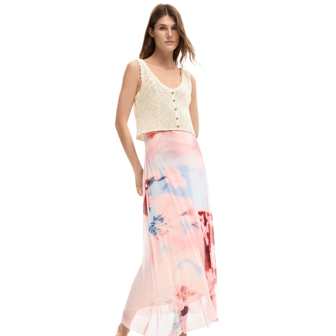 Дамска рокля Desigual women’s dress 26SWVK31 3049 front view