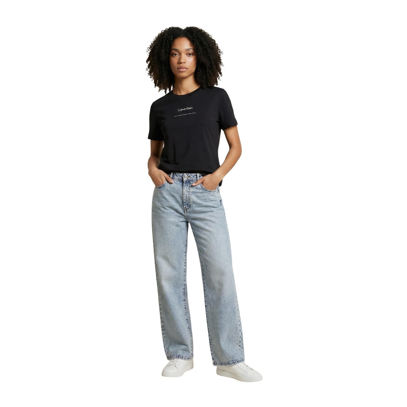 Дамска тениска Calvin Klein Jeans Women T-shirt LV047C811G UB1 Front View