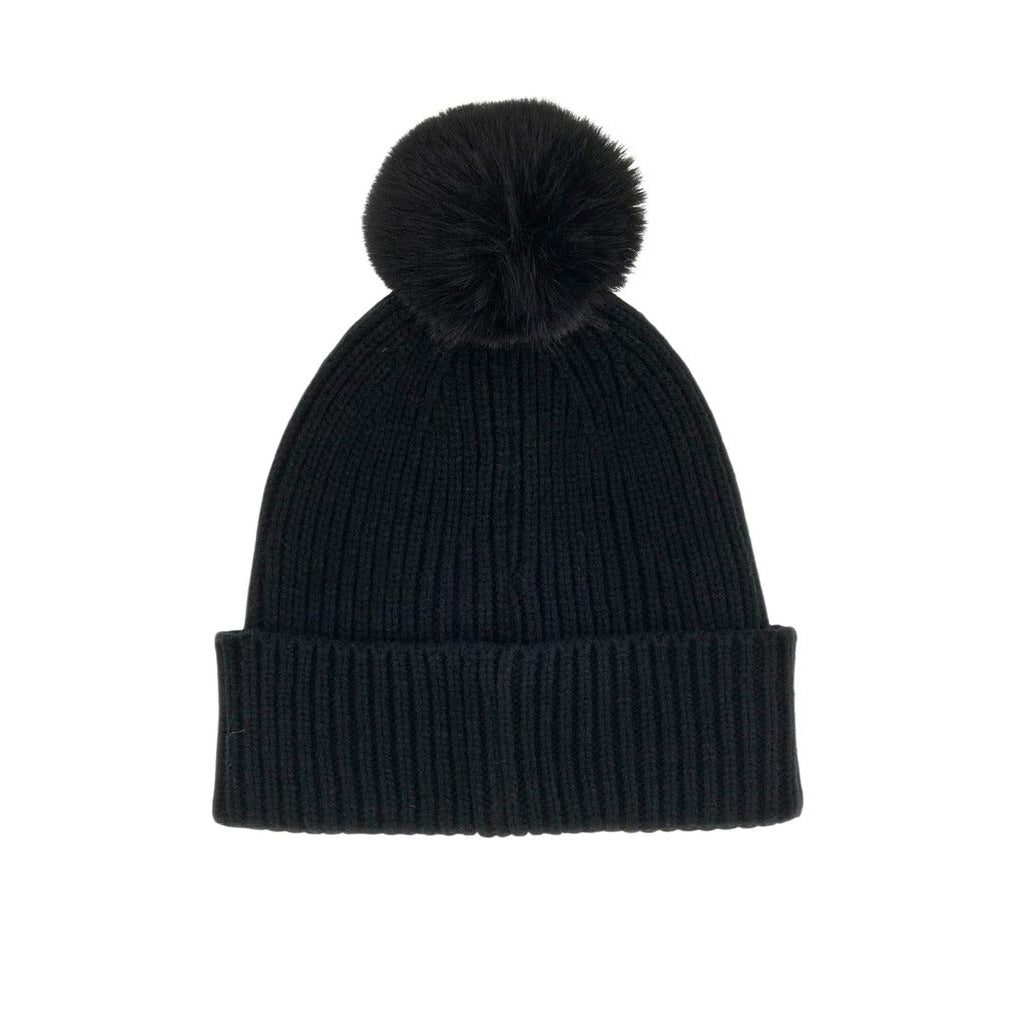 Дамска зимна шапка Guess Women Beanie AW5650 WOL01 BLA Back View