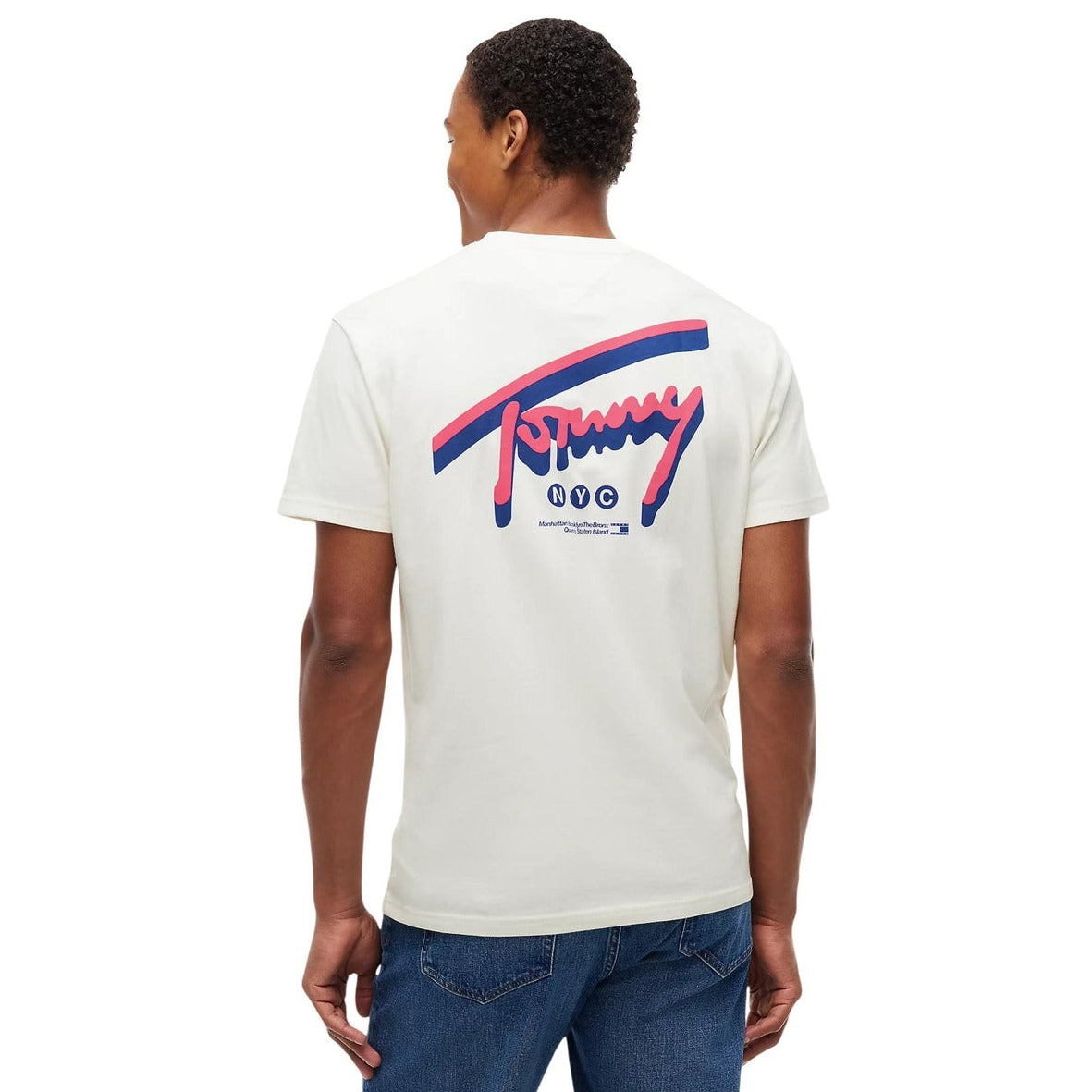 Tommy Hilfiger Jeans Ανδρικό μπλουζάκι DM0DM23542 YBL – πίσω όψη