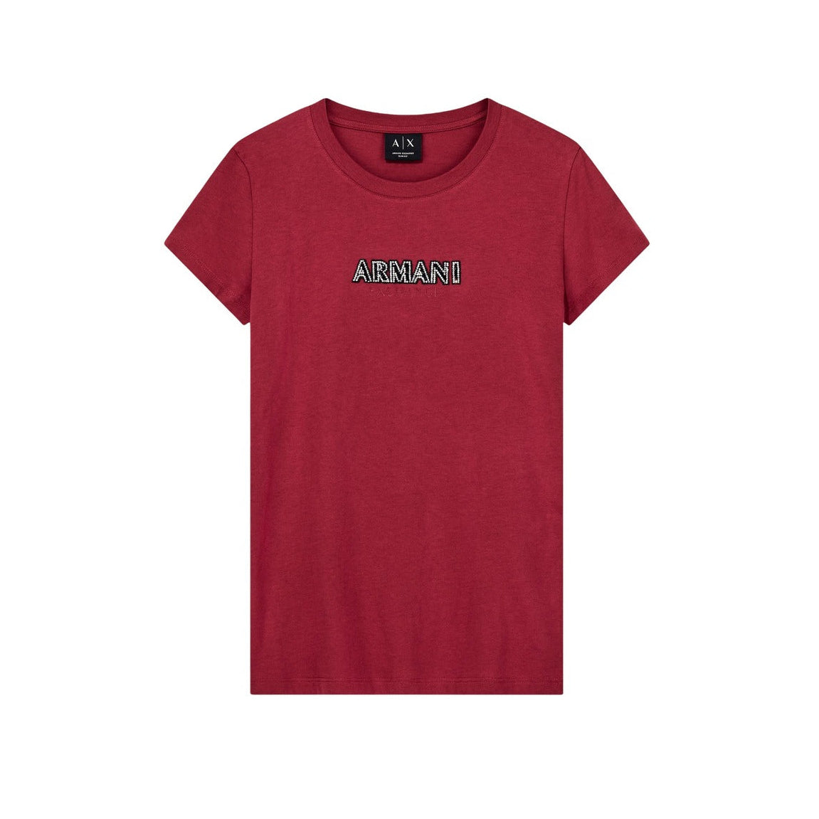 Дамска червена тениска Armani Exchange Women T-shirt XW002550 AF10356 U5102 Front View