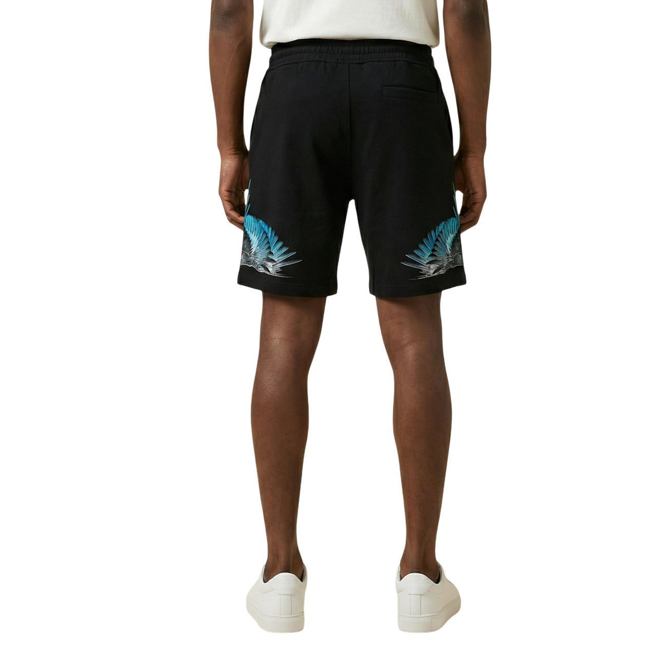 Мъжки къси панталони County Of Milan Marcelo Burlon Men Shorts S6CMMABE026 Back View