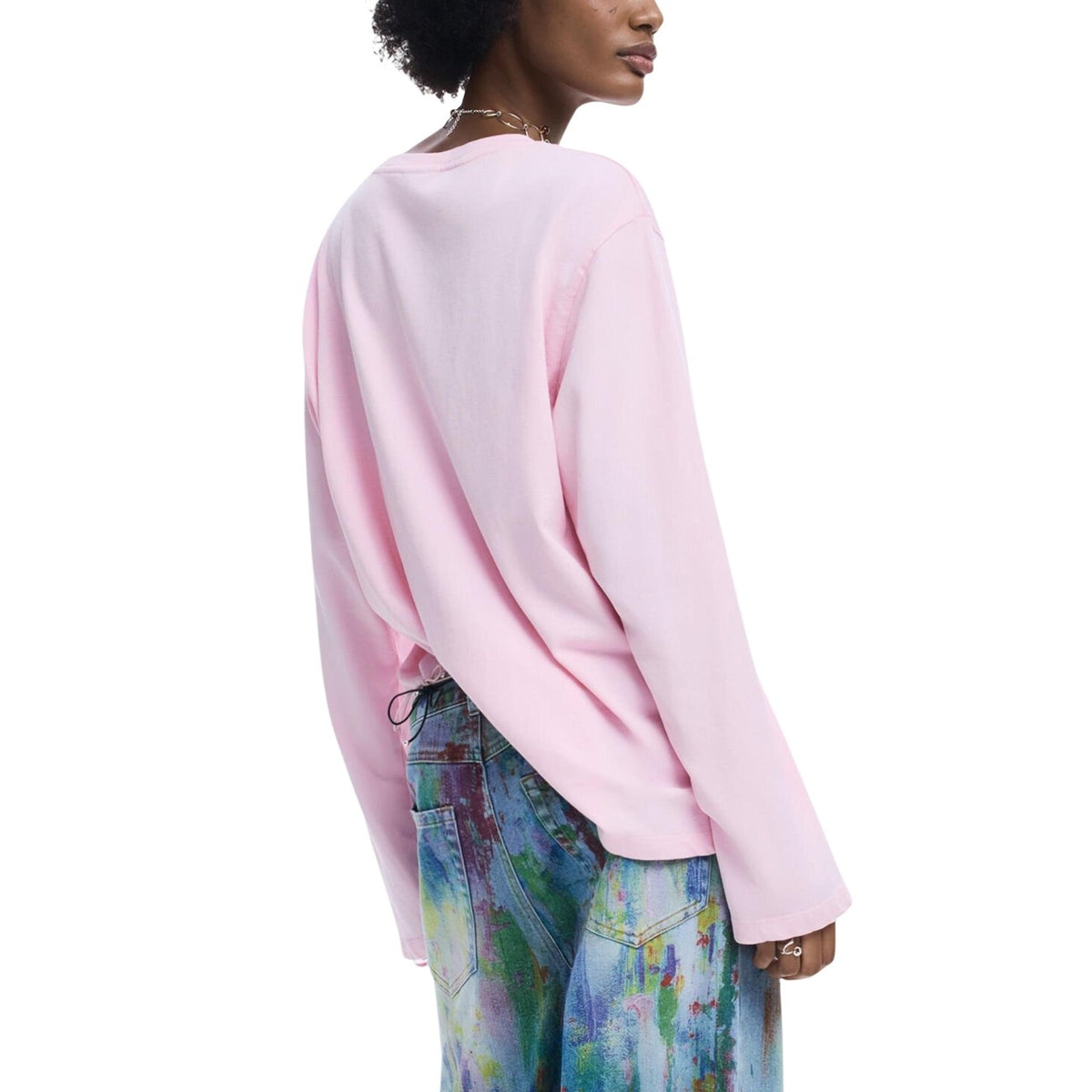 Дамска блуза Desigual women’s t-shirt  26SWTKX4 3058 Back view 