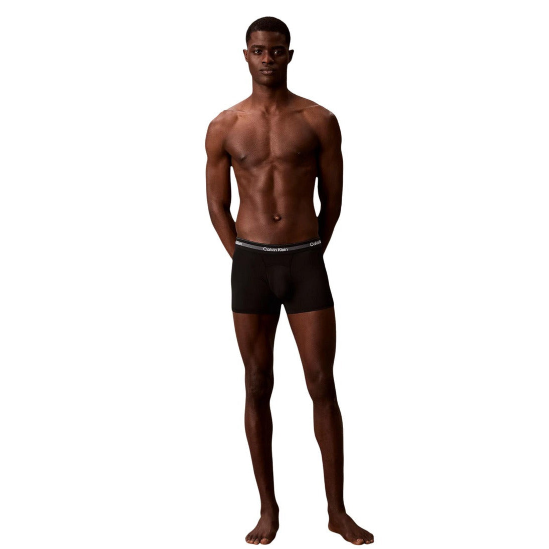 Мъжки боксерки Calvin Klein Men 3-pack Boxers LV00NB4536 UB1 Model Front View