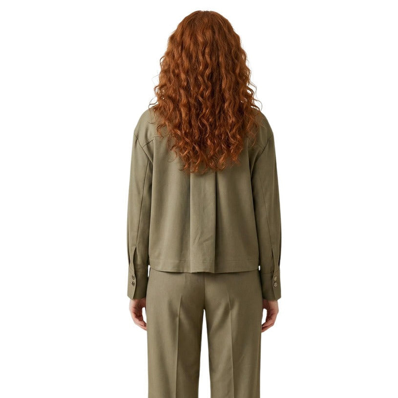 Дамска зелена риза Liu Jo Women Over Shirt WA6265 T414A Back View