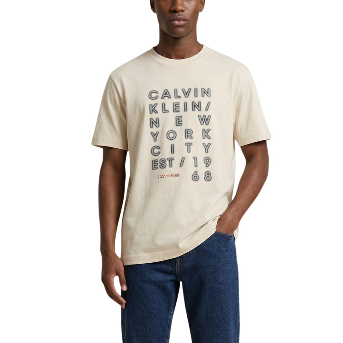 Мъжка тениска Calvin Klein Jeans Men T-shirt LV04RF814G Front View