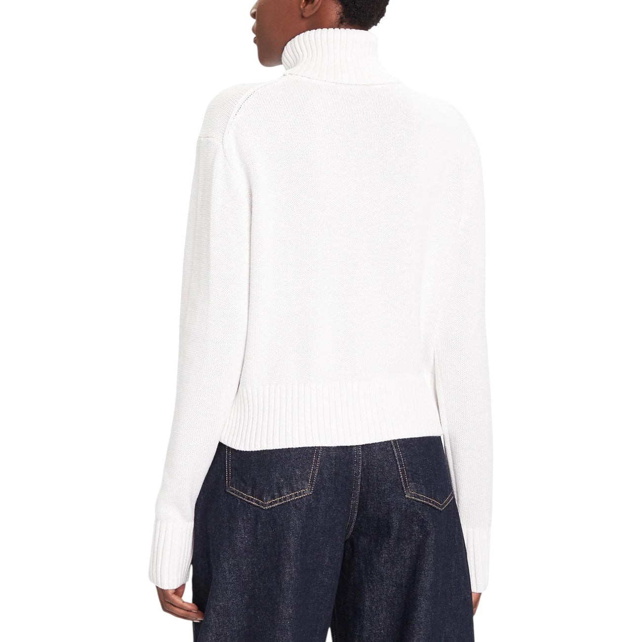 Мъжки бял пуловер Calvin Klein Jeans Women Sweater LV047D354G Back View