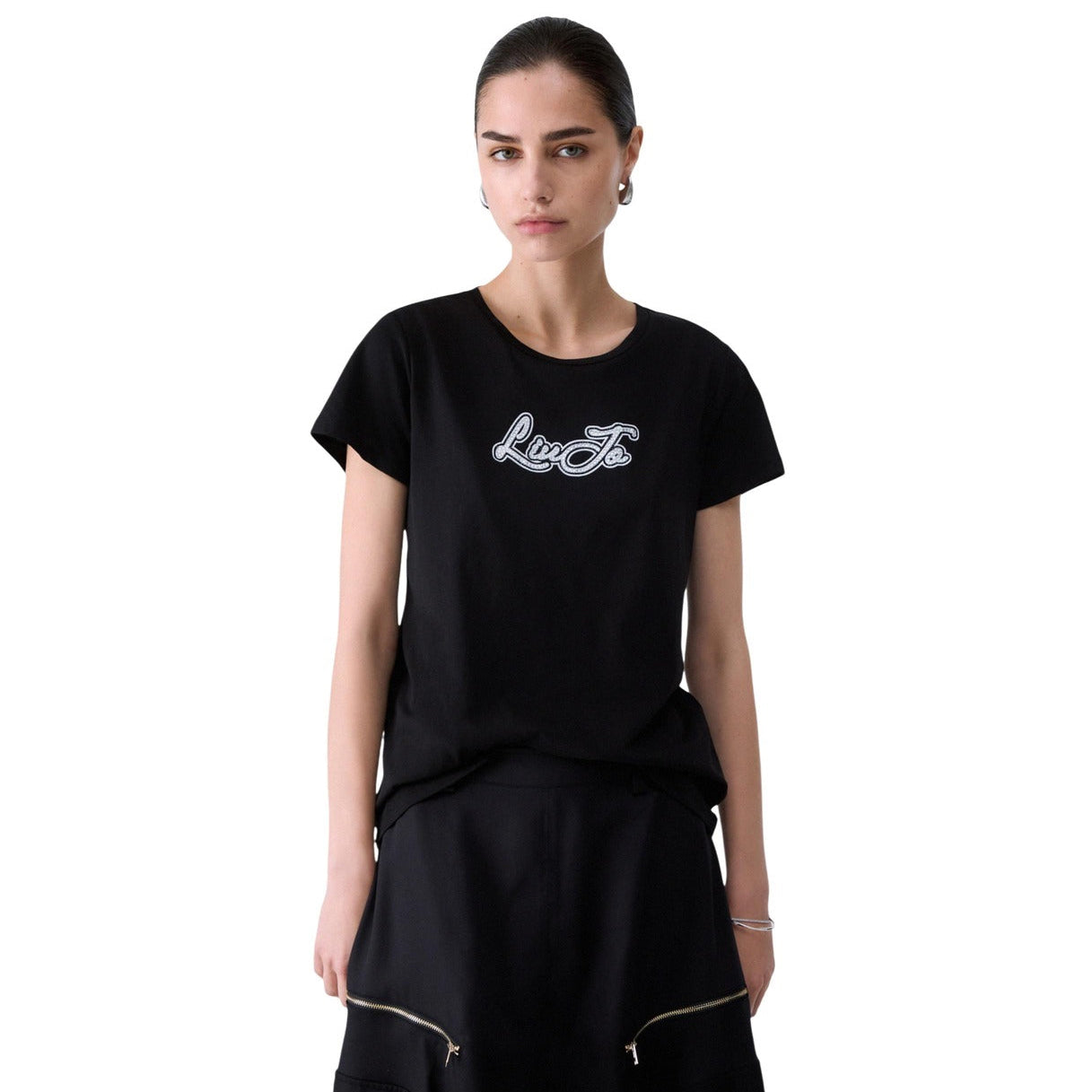 Дамска тениска Liu Jo Women T-shirt TF6283 JS923 W9415 Front View
