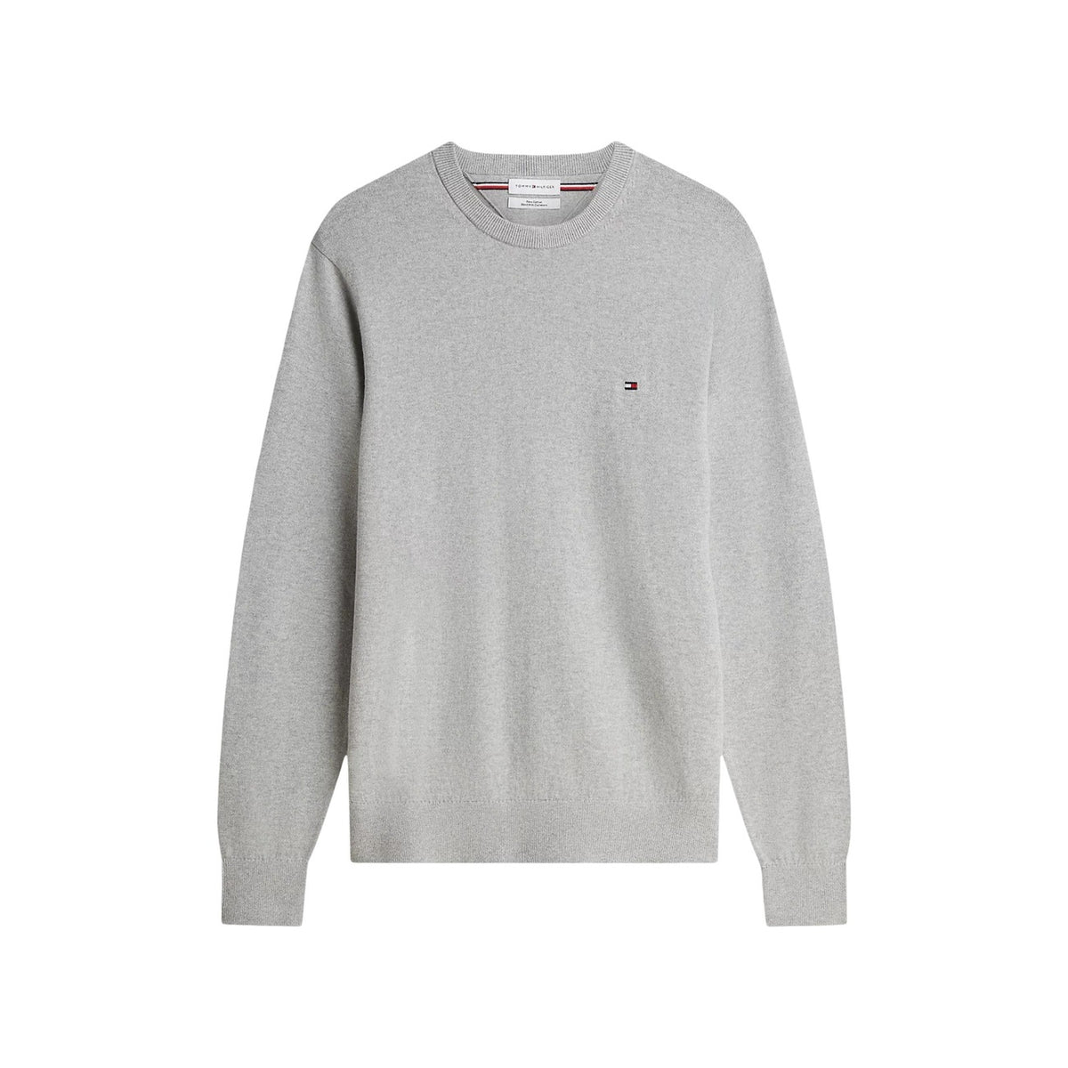 Tommy Hilfiger ανδρικό πουλόβερ MW0MW28046 P01 – Γκρι – Μπροστινή όψη