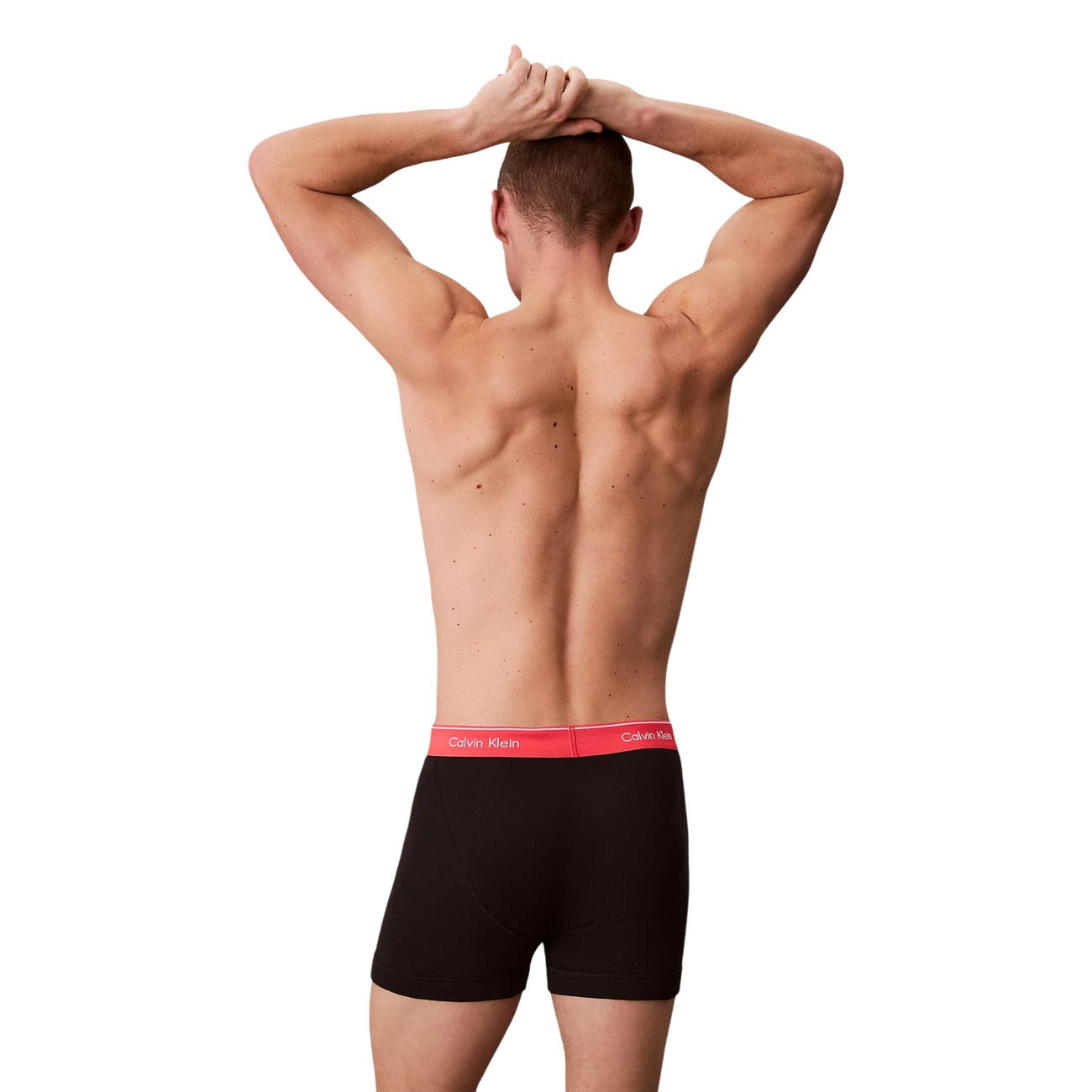 Мъжки боксерки Calvin Klein Men Boxers 000NB4003A 3RX Back View