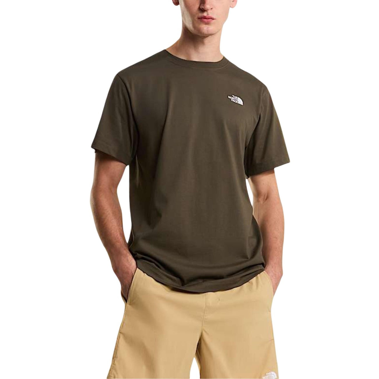 Мъжка зелена тениска The North Face Men T-shirt NF0A8CZ2 Front View