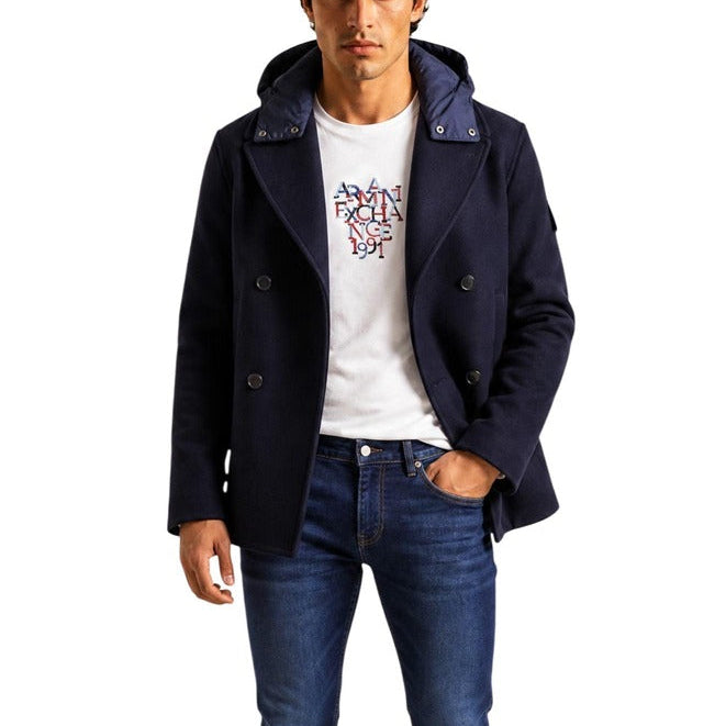 Мъжко палто Armani Exchange men’s coat  XM003363 AF27251 UB101 Inside view 