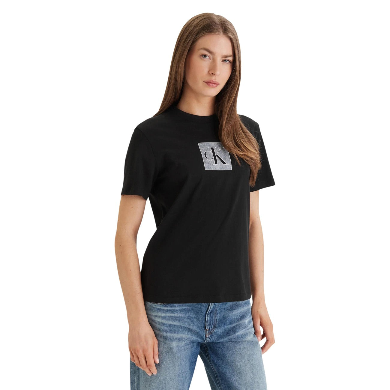Дамска тениска Calvin Klein Jeans Women T-shirt LV047F819G UB1 Front View