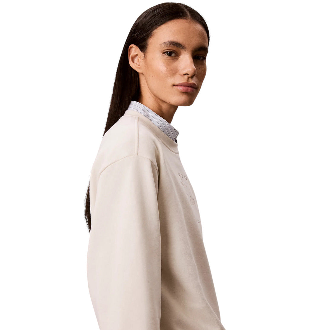 Дамски суичър Calvin Klein Jeans women’s sweatshirt LV047G820G YAS Side view 