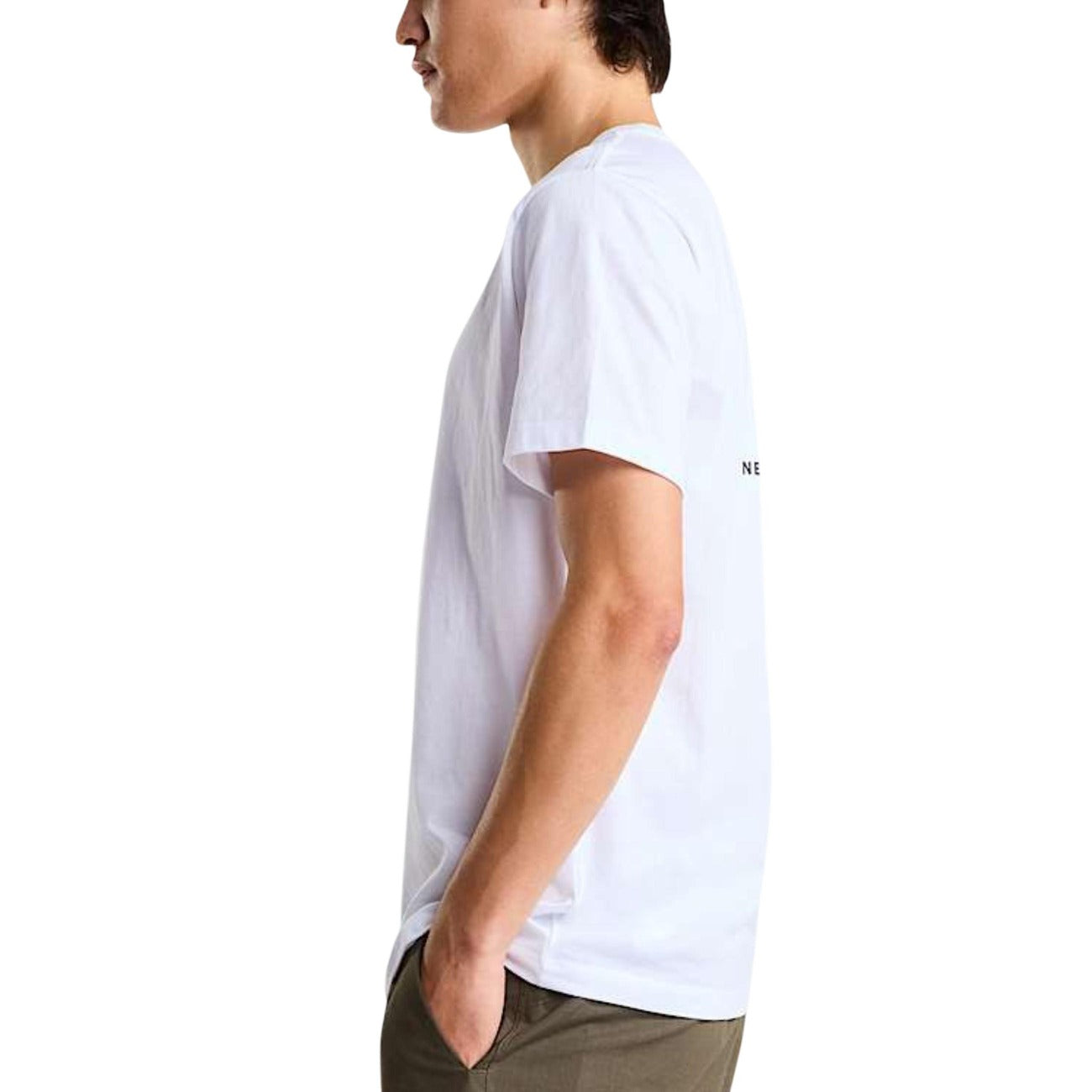 Дамска бяла тениска The North Face Women T-shirt NF0A8B6K Side View