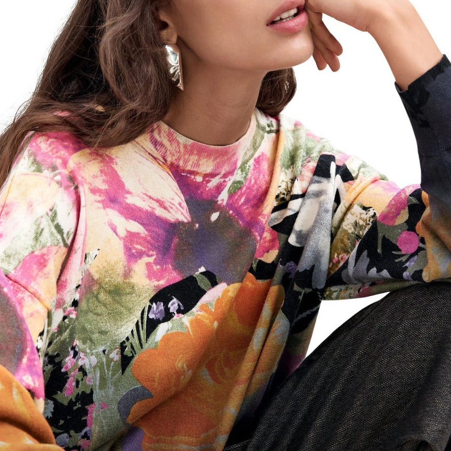 Дамски пуловер Desigual women’s sweater 26WWJF49 2000 Close-up