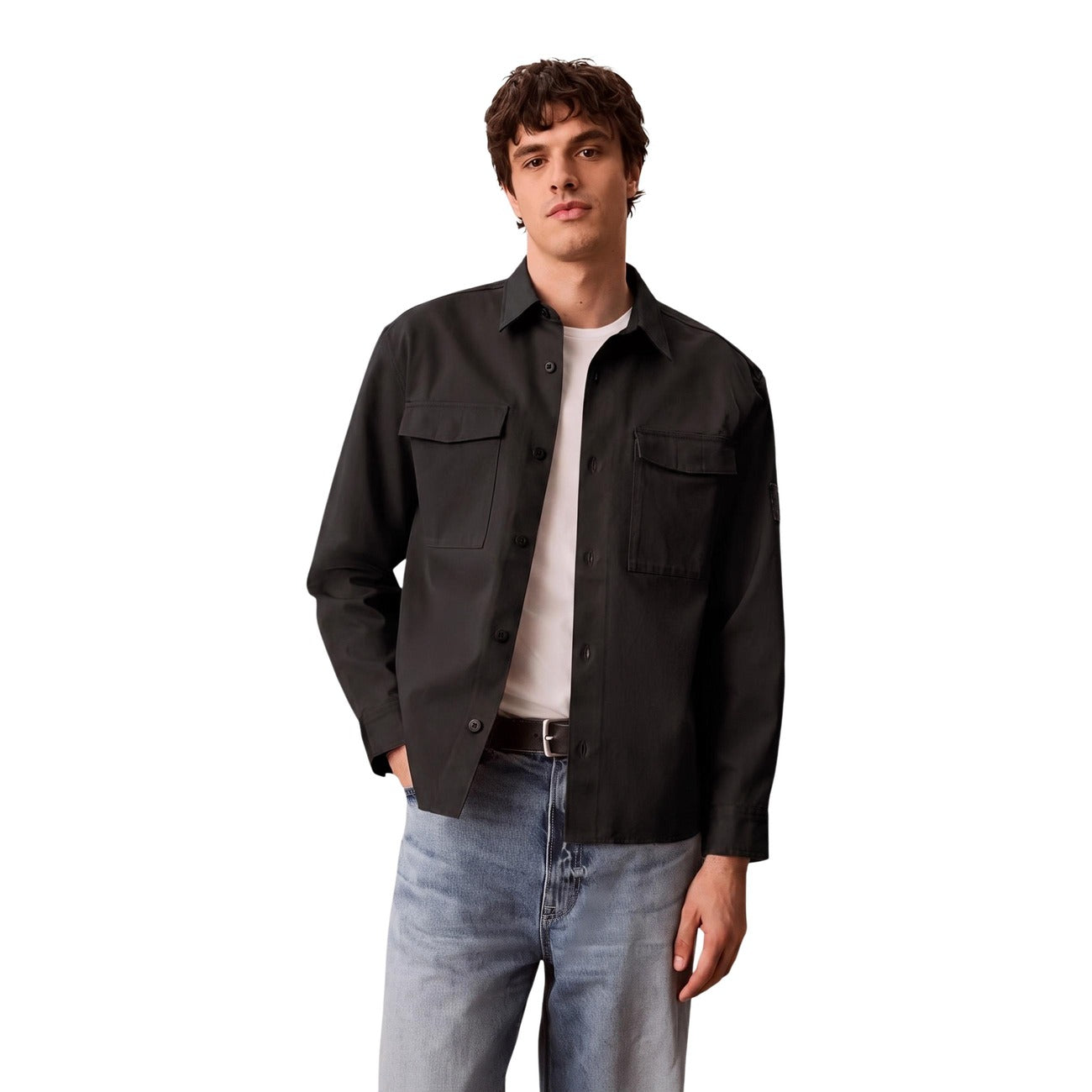 Мъжка риза Calvin Klein Jeans Men Shirt LV04RG121G UB1 Front View