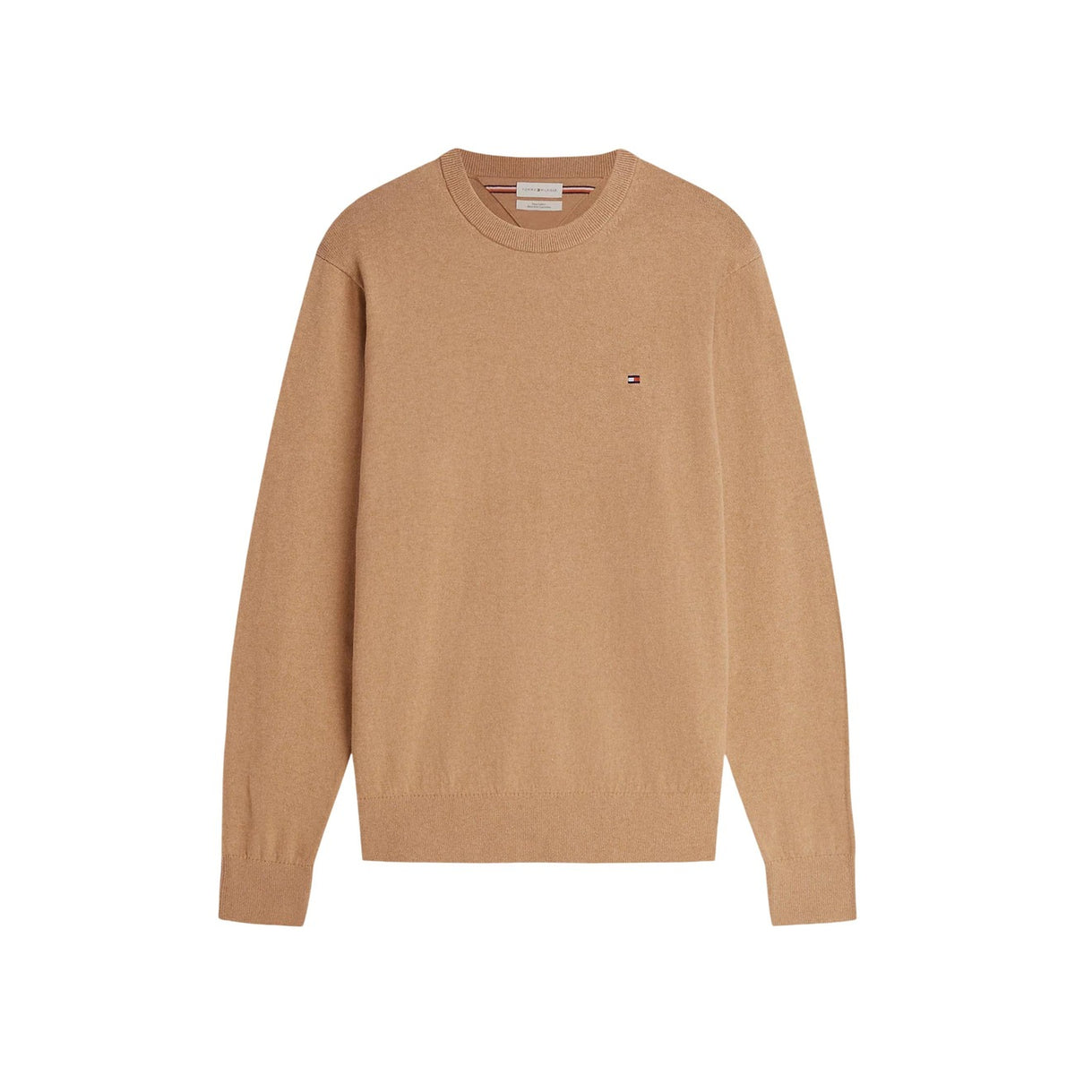 Tommy Hilfiger ανδρικό πουλόβερ MW0MW28046 A1L – Μπεζ – Μπροστινή όψη