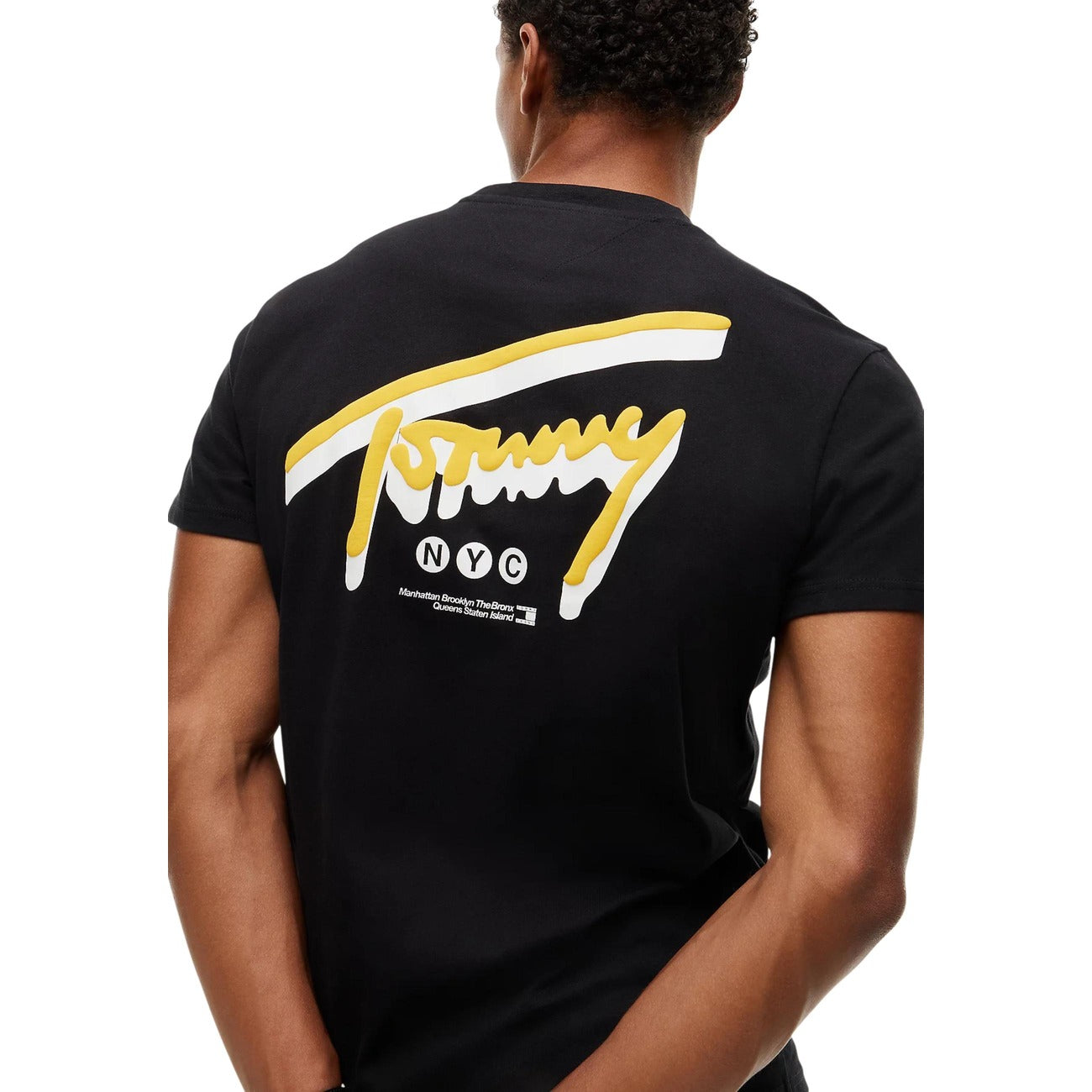 Мъжка тениска Tommy Hilfiger Jeans Men T-Shirt DM0DM23542 BDS Back View