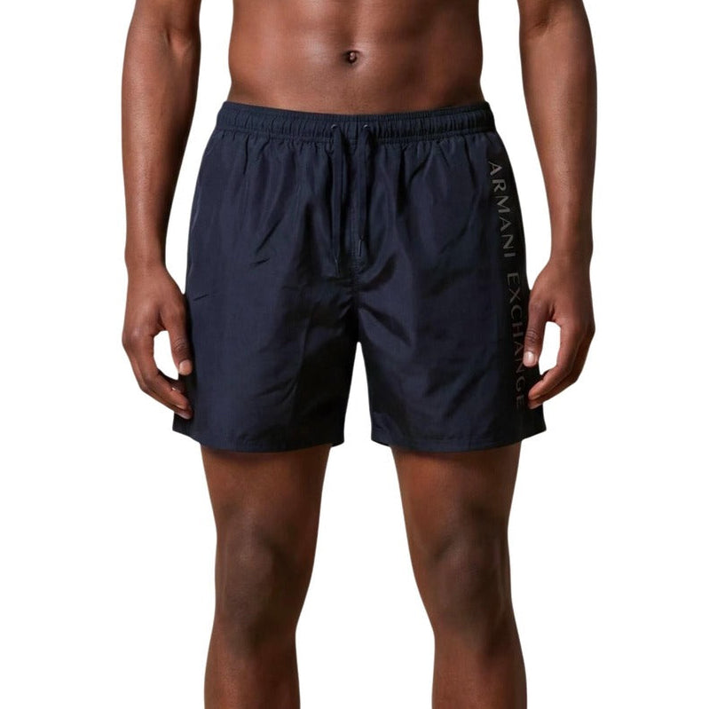 Мъжки сини бански Armani Exchange Men Swimwear XM000832 AF22573 UB101 Front View