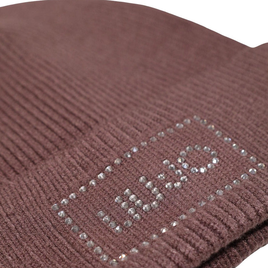 Дамска кафява зимна шапка Liu Jo Women Winter Hat 2F6022 MA38S 00533 Close-Up