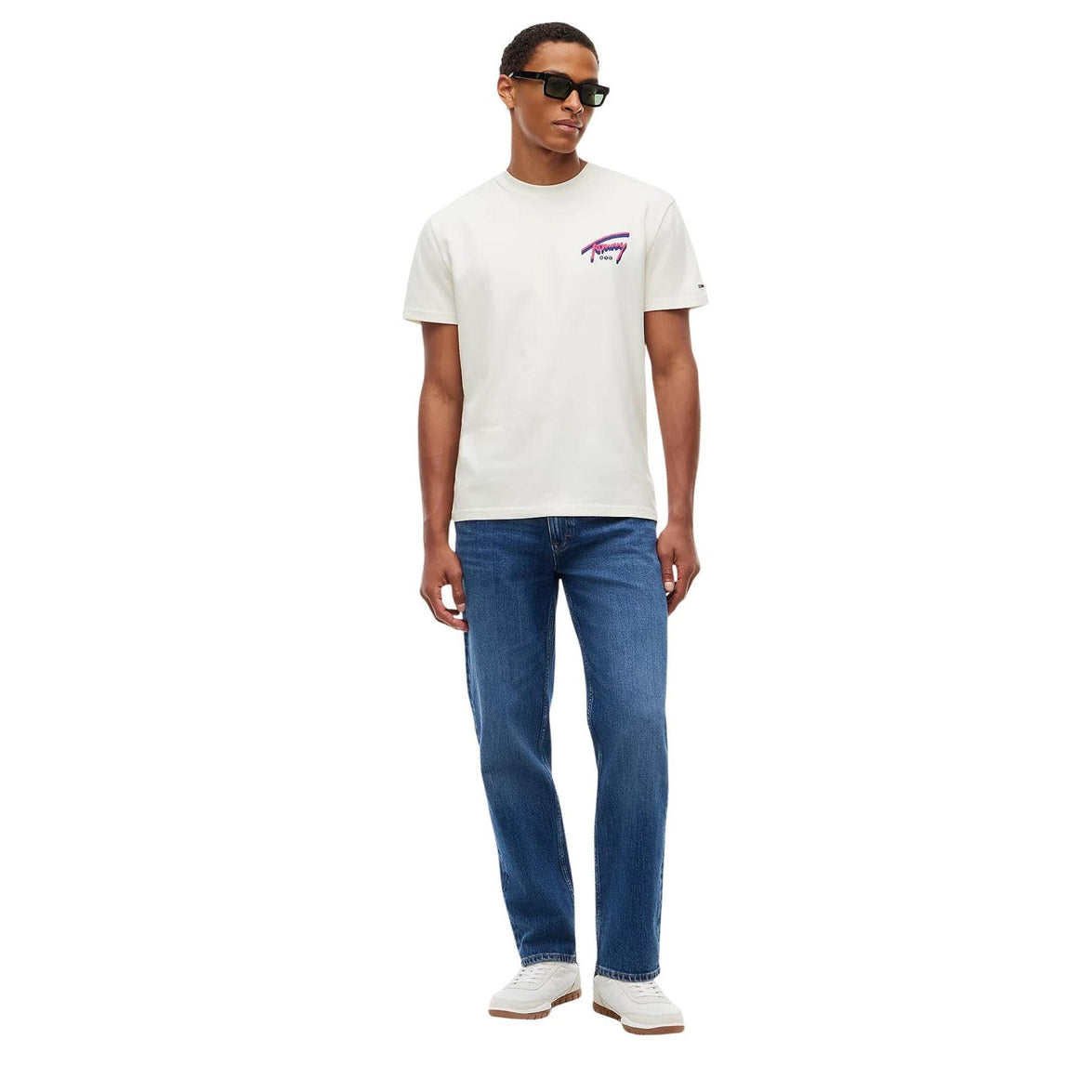 Tommy Hilfiger Jeans Ανδρικό μπλουζάκι DM0DM23542 YBL – μπροστινή όψη