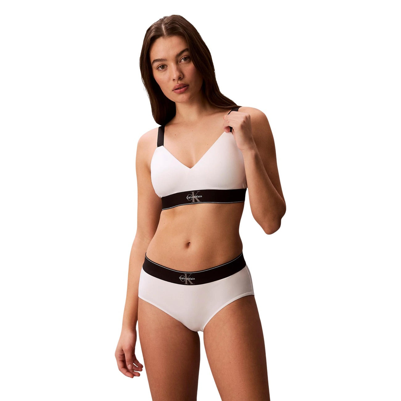 Дамски бралет Calvin Klein Women Bralette LV00QF8877 100 Front View