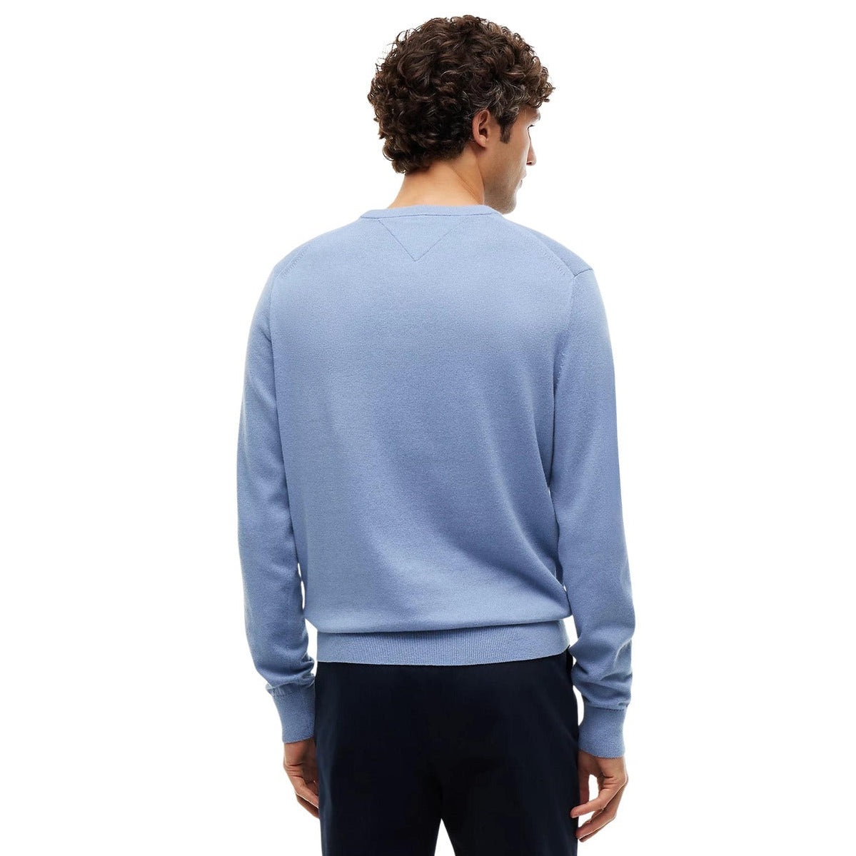 Tommy Hilfiger ανδρικό πουλόβερ MW0MW28046 C2B – Μπλε – Πίσω όψη