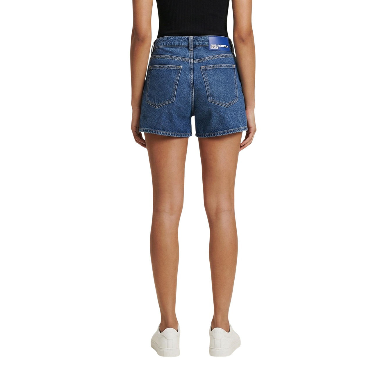 Дамски дънкови къси панталони Karl Lagerfeld Jeans Women Denim Shorts B2W10067 Back View